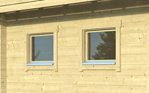 Détail de fenêtre double garage en kit Martigues