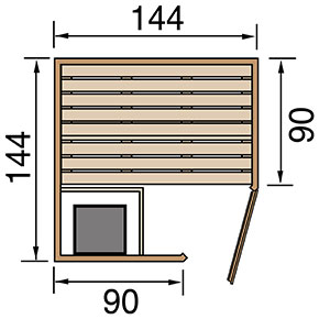 Plan sauna Falun